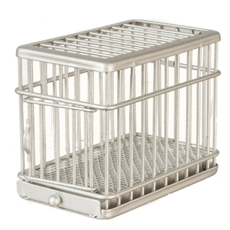 Dolls House 1:24 Dog Crate Cage Miniature Pet Accessory