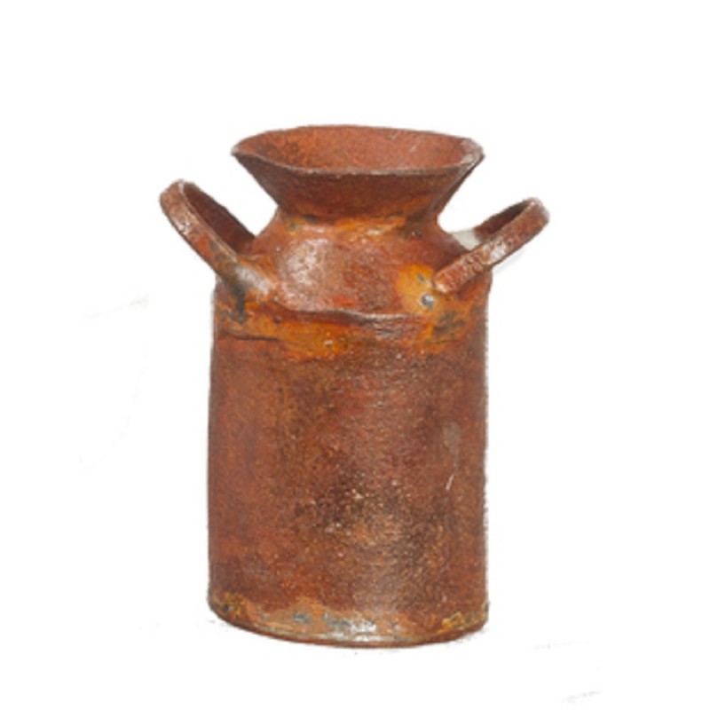 Dolls House Aged Rusty Milk Churn Miniature Vintage Farm Shop Store Accessory