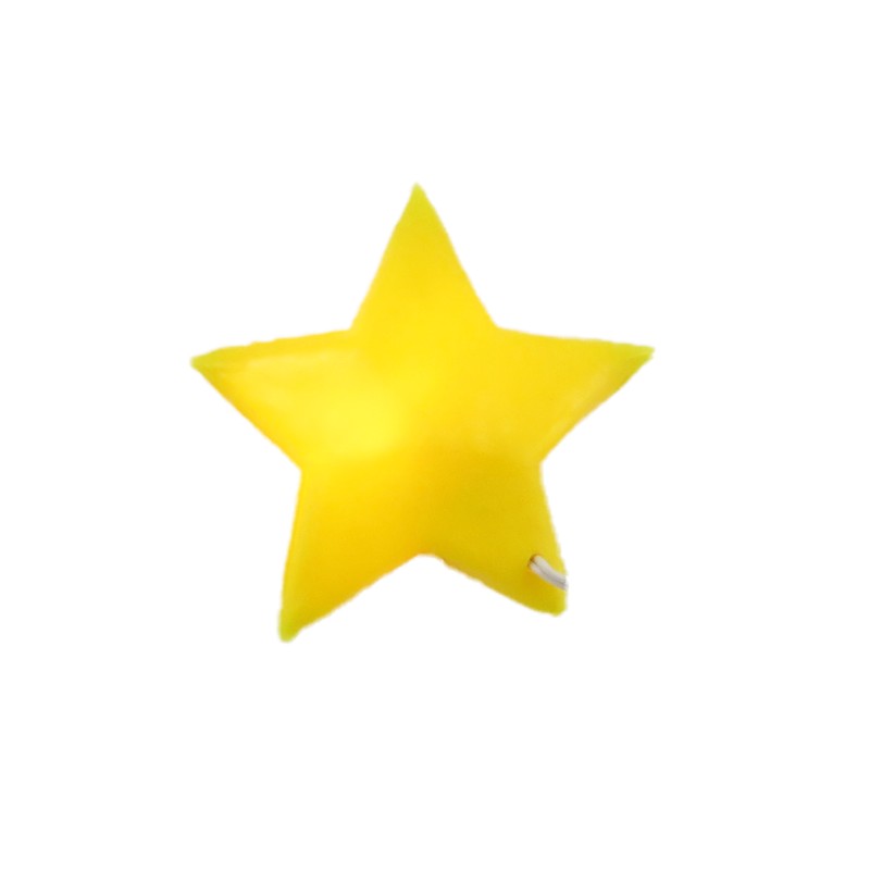 Dolls House Yellow Star Wall Light Miniature 12V Electric Lighting 1:12 Scale