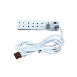 Dolls House 6 Socket USB Extension LED Light Lighting Accessory Spare Part 1:12