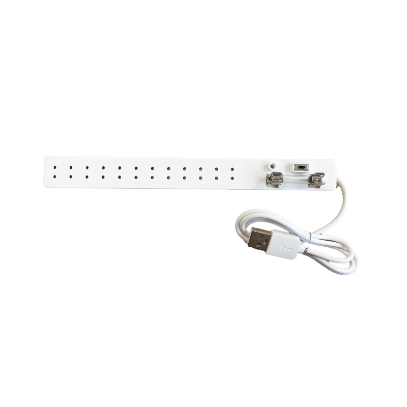 Dolls House 12 Socket USB Extension LED Light Lighting Accessory Spare Part 1:12