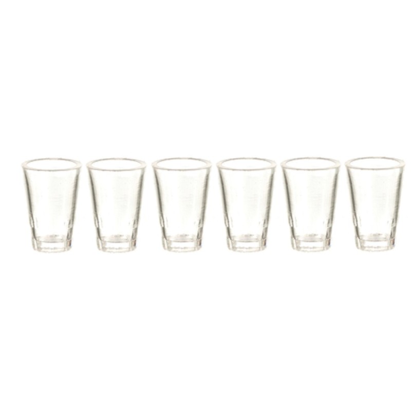 Dolls House Glasses Tumblers Miniature 1:12 Scale Kitchen Dining Room Tableware