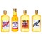 Dolls House Vintage Whiskey Bottles Set of 4 Whisky Pub Bar Accessories 
