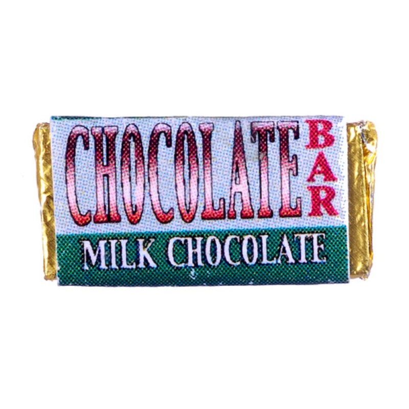 Dolls House Chocolate Bar in Wrapper Miniature Shop Store Accessory