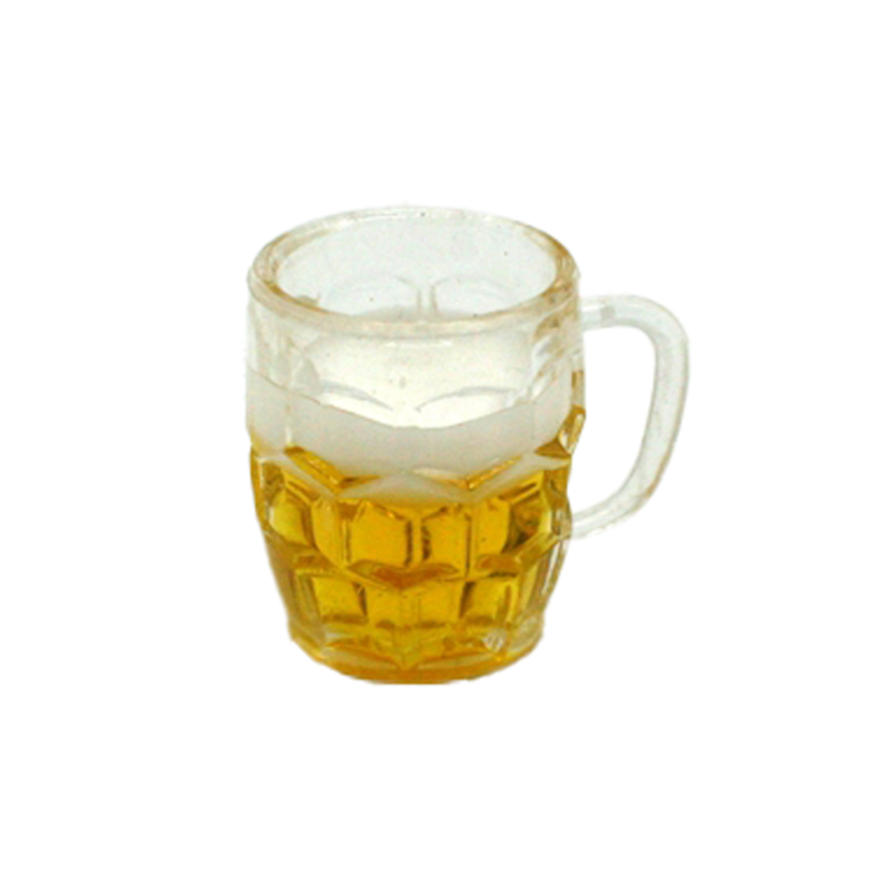 Dolls House Pint of Lager Ale Miniature Beer in Mug 1:12 Pub Bar Accessory