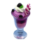 Dolls House Large Blueberry Ice Cream Sundae Miniature Dining Cafe Accessory