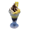 Dolls House Large Chocolate Ice Cream Sundae Miniature Dining Cafe Accessory