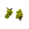 Dolls House 2 Bunches of Green Grapes Fruit Miniature Kitchen Shop Accessory