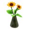 Dolls House Yellow Sunflowers in Vase Flower Display Miniature Decor Accessory