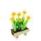 Dolls House Daffodils in Cream Stone Trug Trough Miniature 1:12 Garden Accessory