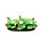 Dolls House Flowering Strawberry Plants in Ground Soil 1:12 Garden Accessory