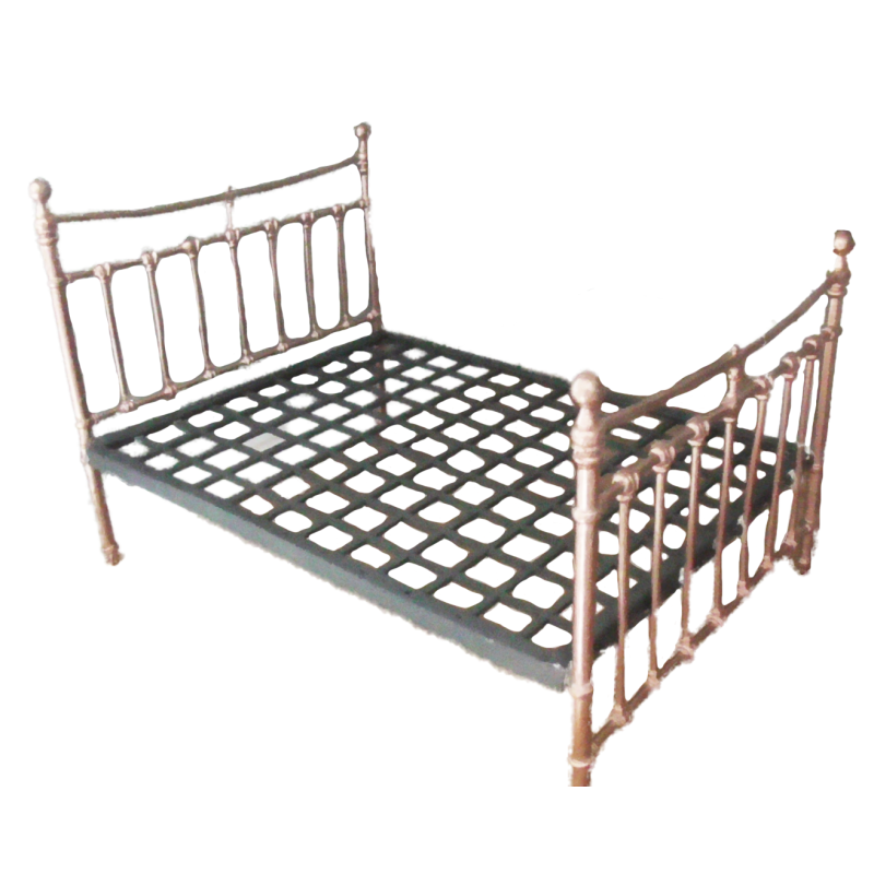 Dolls House Metal Victorian Double Bedstead Kit Miniature 1:12 Can Be Painted