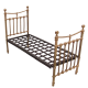 Dolls House Metal Victorian Single Bedstead Kit Miniature 1:12 Can Be Painted
