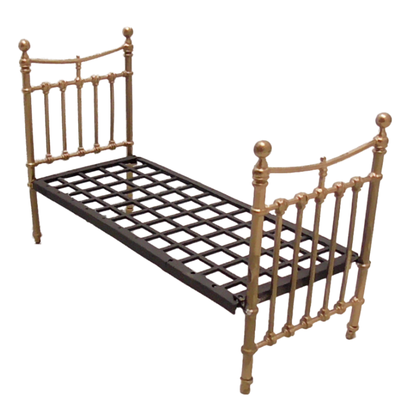 Dolls House Metal Victorian Single Bedstead Kit Miniature 1:12 Can Be Painted