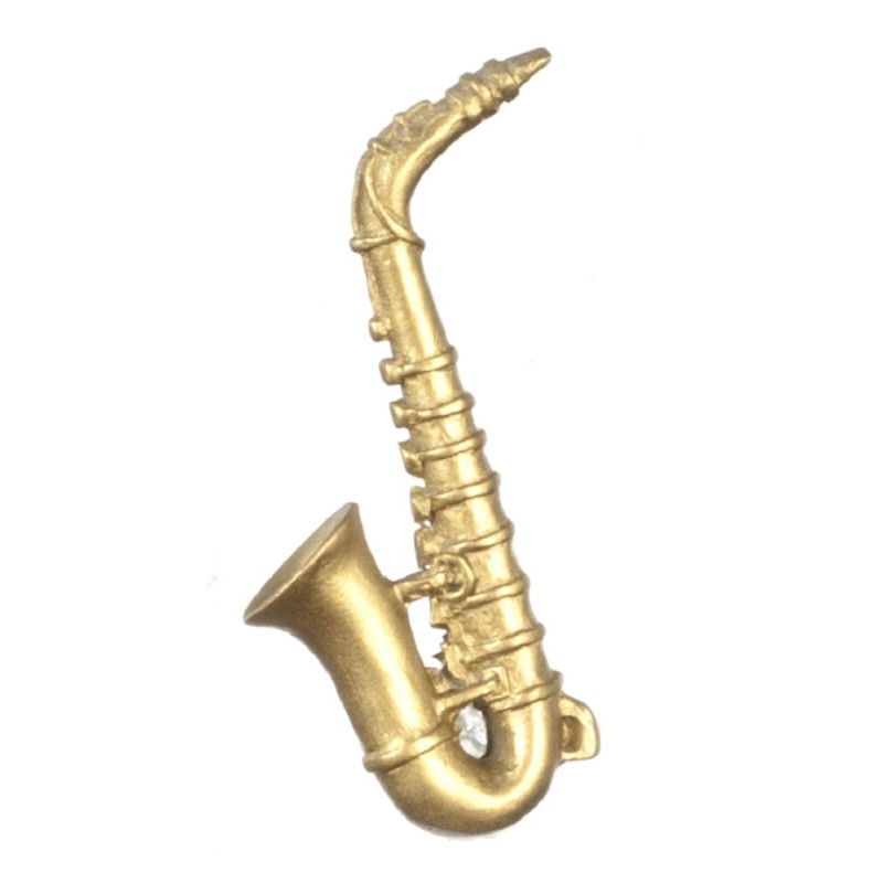 Dolls House Saxophone Miniature 1:12 Scale Music Room Accessory