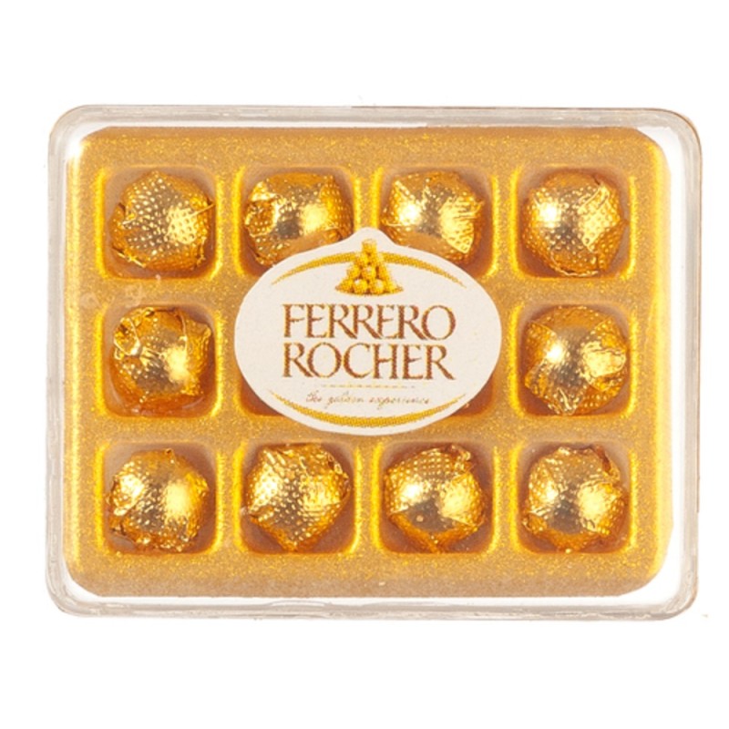 Dolls House Box of Rocher Chocolates Miniature 1:12 Scale Accessory