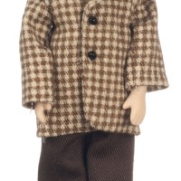 Melody Jane Dollhouse Grandfather Miniature Figure - 1:12 Scale Porcelain People, 5.5 Inches Tall, Poseable - View #6