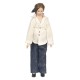 Dolls House Modern Lady Woman Mother in Jeans Miniature 1:12 Porcelain People