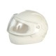 Dolls House Motorcycle Helmet with Visor White Miniature Bike Accessory 