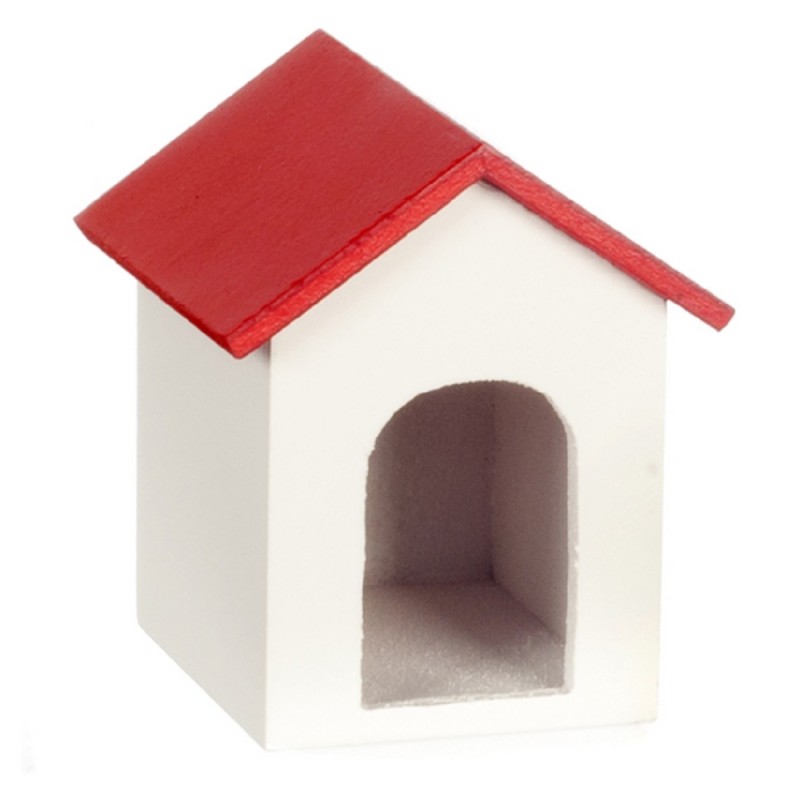 Dolls House Dog Kennel Miniature 1:12 Scale Pet Garden Accessory
