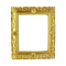 Dolls House Empty Gold Picture Painting Frame Miniature 1:12 Scale Accessory 