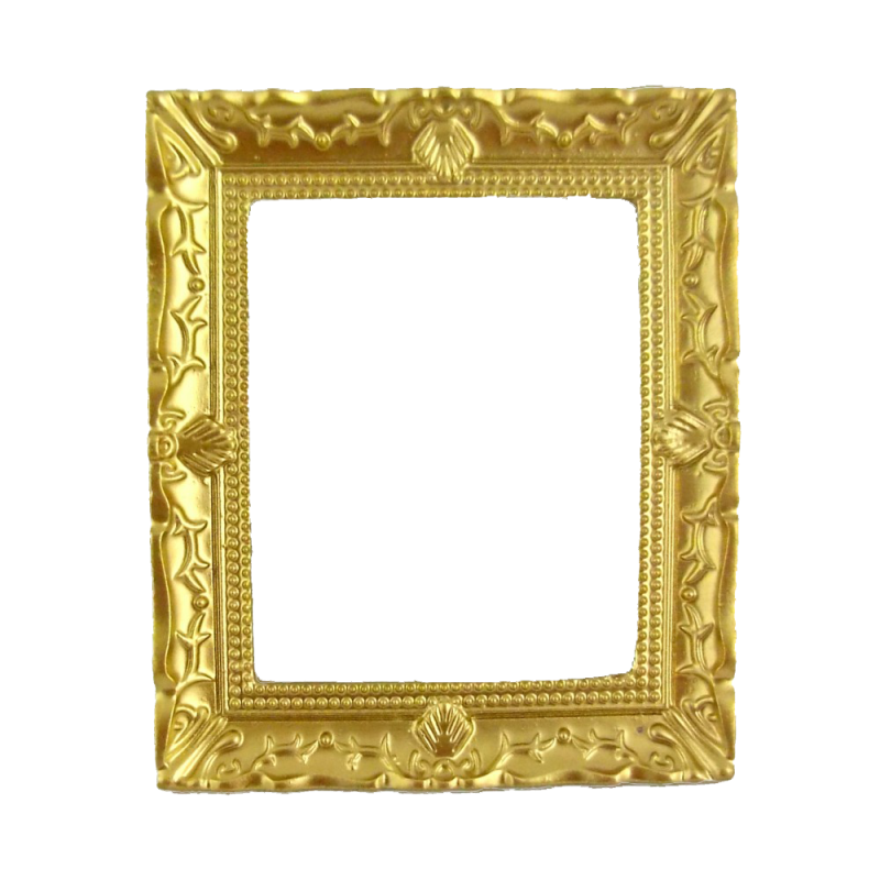 Dolls House Empty Gold Picture Painting Frame Miniature 1:12 Scale Accessory 