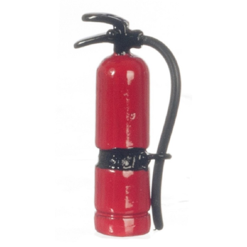 Dolls House Red Fire Extinguisher 1:12 Shop Shed Pub Accessory 