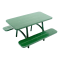 Dolls House Green Picnic Table Garden Bench 1:24 Half Inch Outdoor Furniture