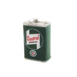 Dolls House Castrol Motor Oil Can Miniature Garage Car Accessory