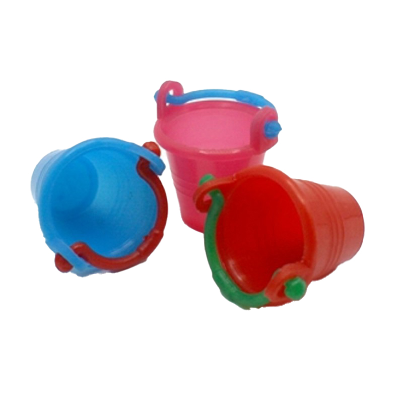 Dolls House 3 Children's Beach Buckets Summer Sand Castle Accessory