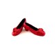 Dolls House Miniature Bedroom Clothing Accessory Ruby Slippers Red Glitter Shoes