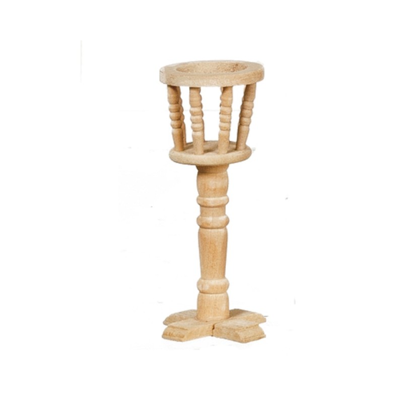 Dolls House Plant Stand Planter Unfinished Bare Wood Miniature Furniture Dolls House Plant Stand Planter Unfinished Bare Wood Miniature Furniture