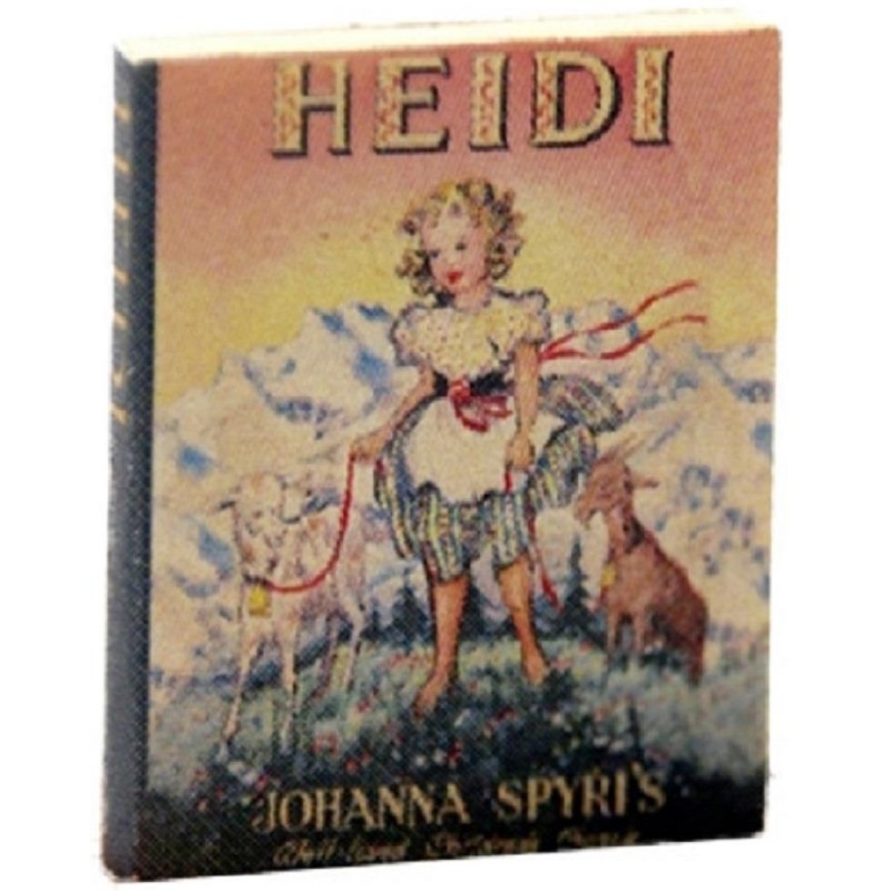 Dolls House Old Fashioned Heidi Story Book Miniature Nursery Accessory 1:12