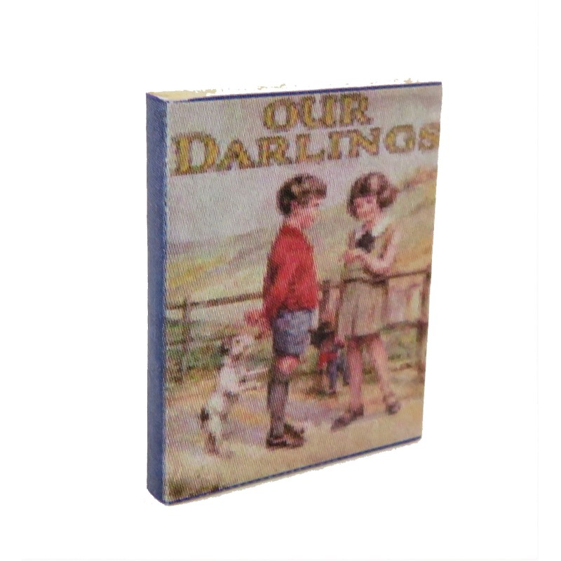  Dolls House Old Fashioned Our Darlings Story Book Miniature Nursery Accessory