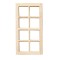 Dolls House Standard 8 Pane Window Builders DIY Spare Parts 1:12 Scale Wooden