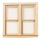 Dolls House Side By Side Working Window Wooden Miniature 1:12 Builders DIY