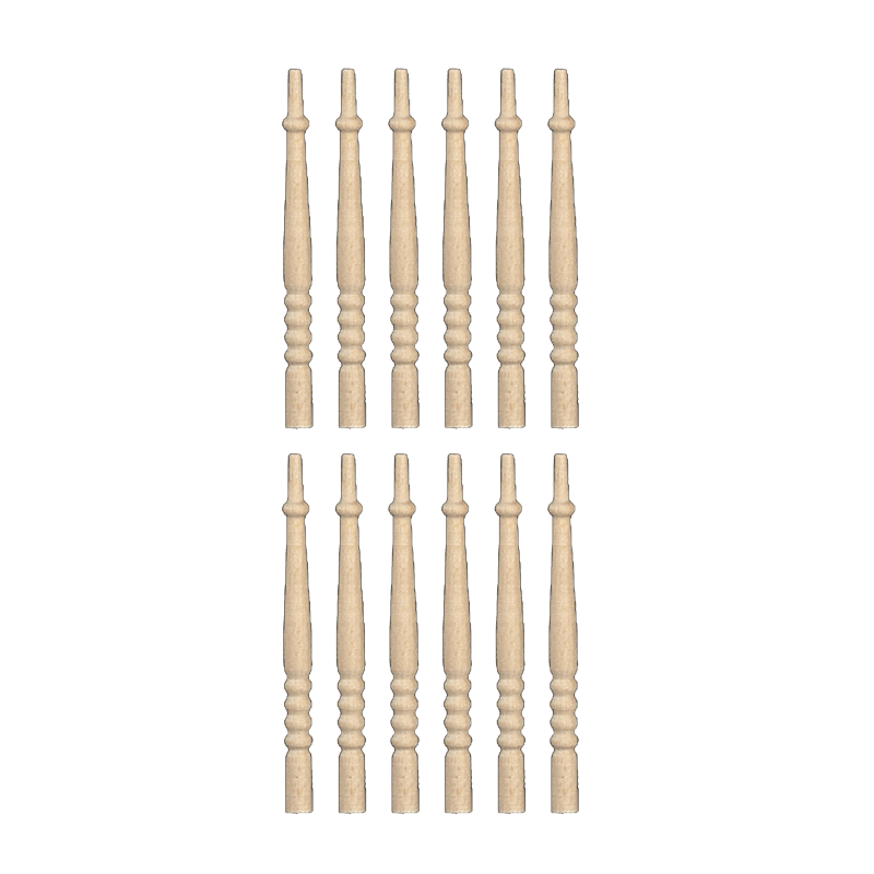 Dolls House Miniature DIY Builders Timber Merchants Staircase Spindles Balusters