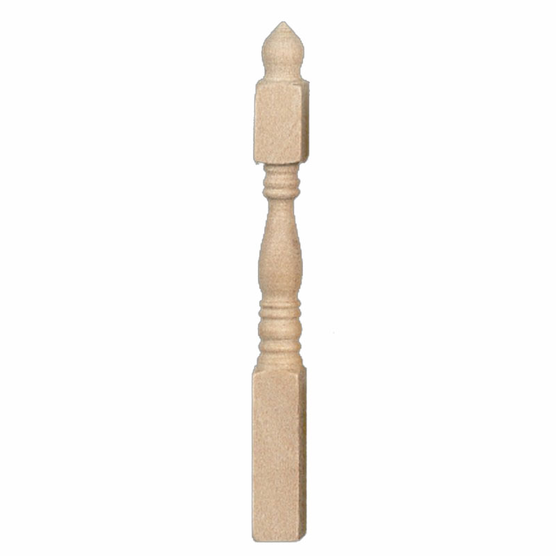 Dolls House 6 Narrow Centurian Newel Posts Miniature DIY Timber 1:12 Scale 