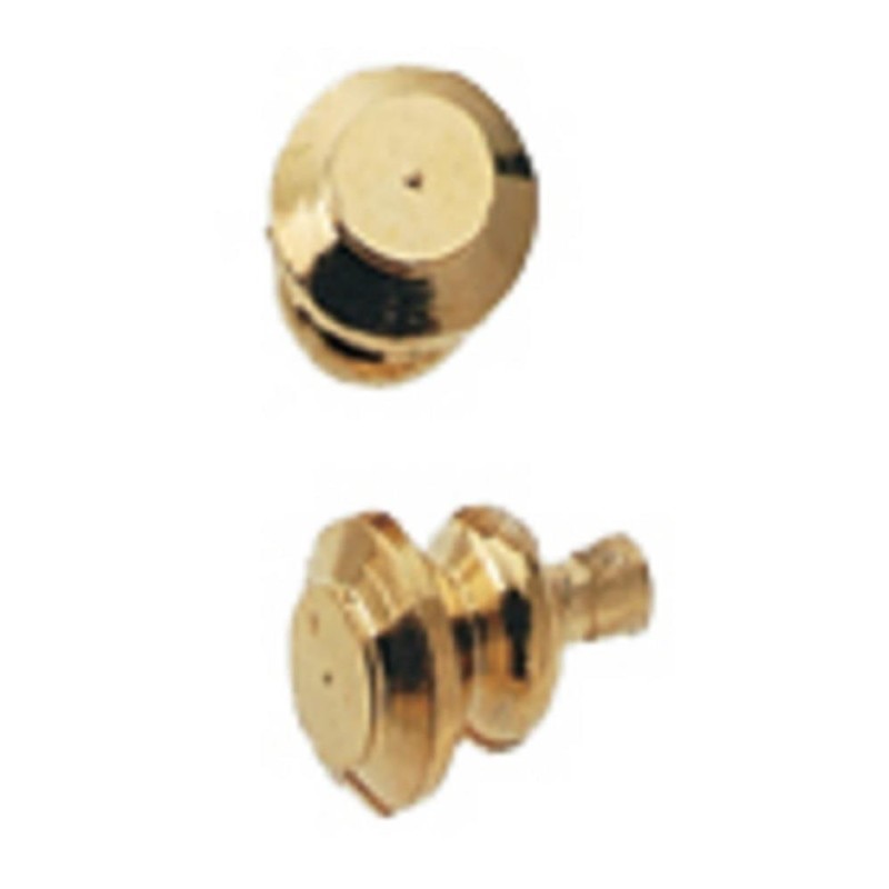 Dolls House 12 Round Brass Door Knobs 1:24 Half Inch Scale Builders DIY Fittings