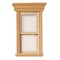 Dolls House Yorktown Non-Working Window 1:24 Half Inch Wooden DIY Accessory