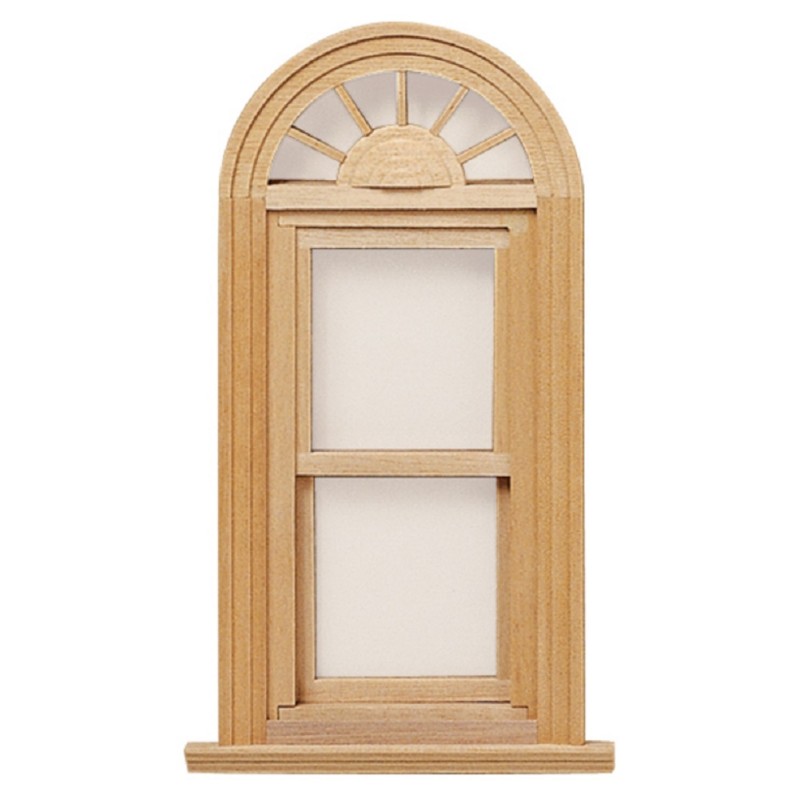 Dolls House Palladian Arched Window 1:24 Scale Miniature Non Working