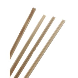 Dolls House Porch Railing 2 Sets 12" Hand Rail & Base Rail 1:24 Half Inch Scale