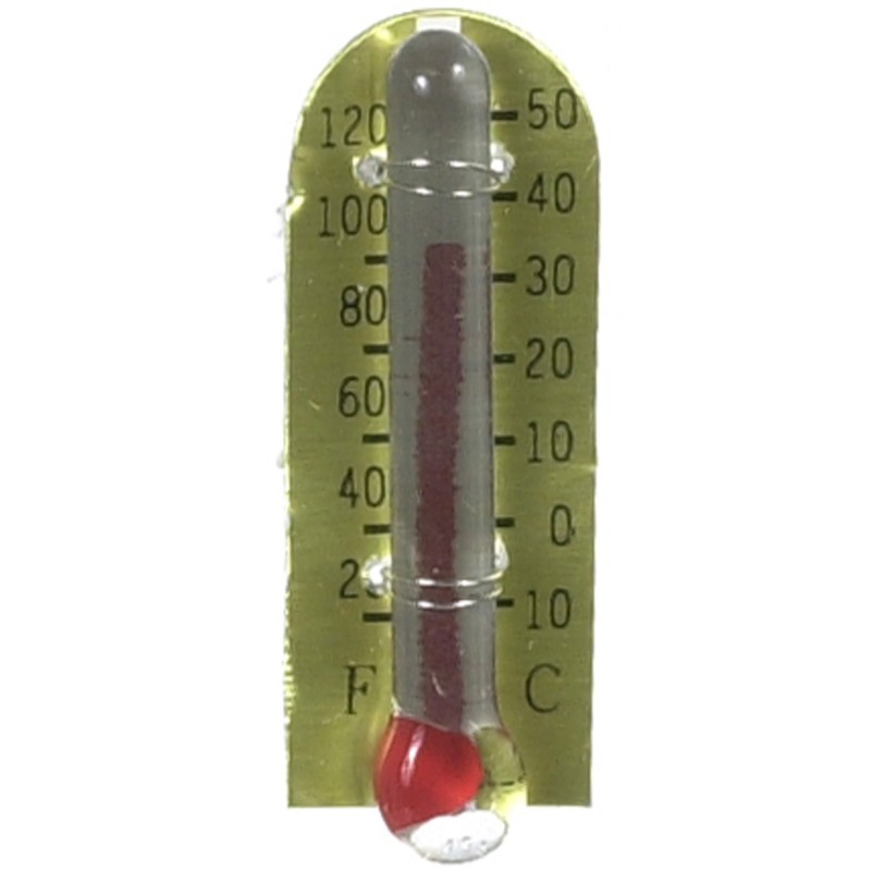 Dolls House Thermometer Miniature 1:12 Garden Accessory
