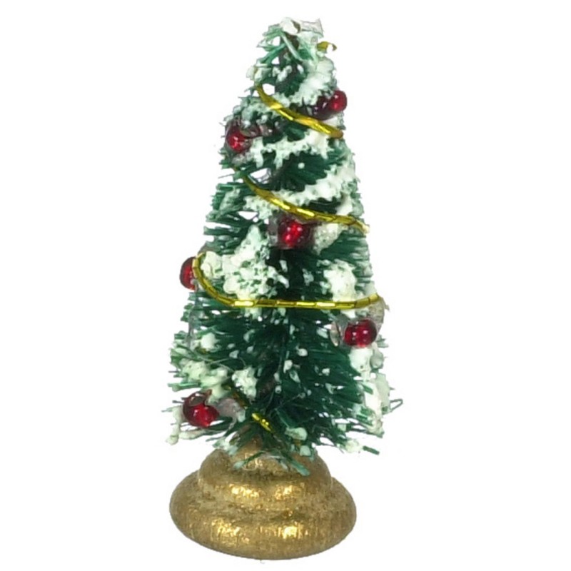 Dolls House Mini Decorated Xmas Tree Miniature Christmas Ornament Accessory