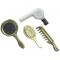 Dolls House Hairdryer Mirror Brush Comb Miniature Bedroom Hairdresser Accessory 