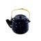Dolls House Blue Spotted Kettle Miniature 1:12 Scale Metal Kitchen Accessory
