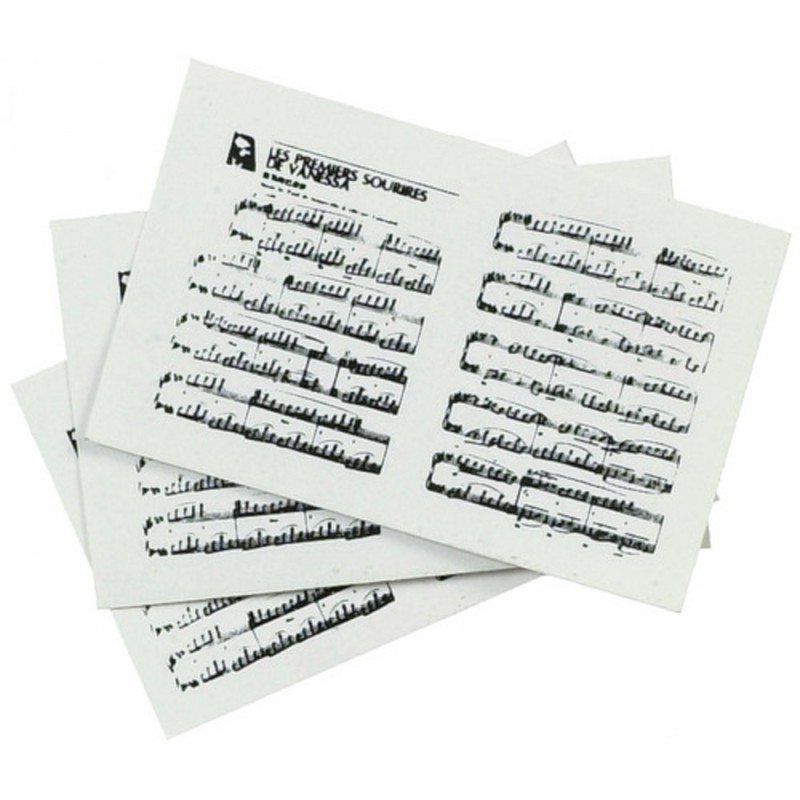 Dolls House Miniature Music Room Accessory Sheet Music