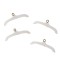 Dolls House 4 White Wooden Coat Hangers Miniature Bedroom Wardrobe Accessory