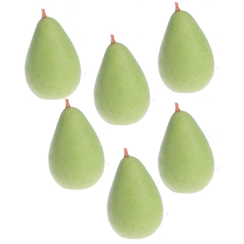 Dolls House Green Pears Miniature  Fruit Kitchen Garden Greengrocers Accessory