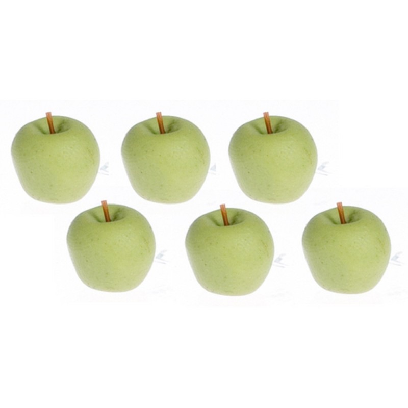 Dolls House Green Apples Miniature Kitchen Garden Greengrocers Accessory Fruit